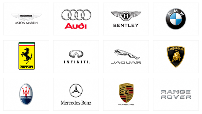 super car logos