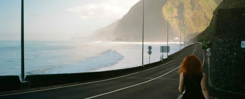 Coastal road in Madeira perfect for driving with a rental car in spring