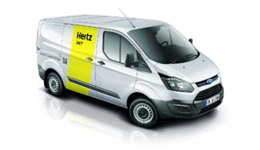 hertz hourly van hire
