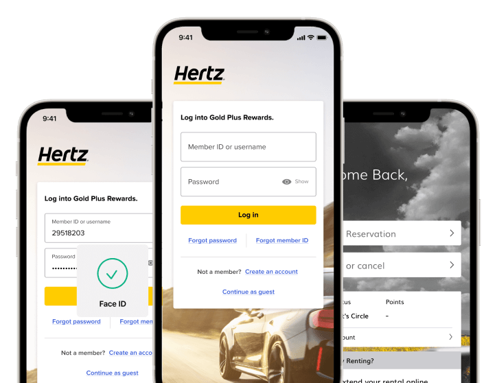 Download Hertz Car Rental app today