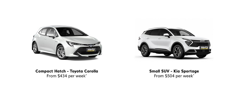 Toyota Corolla and Kia Sportage 