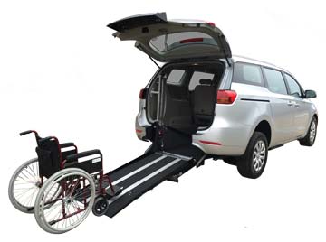 full size handicap van rental