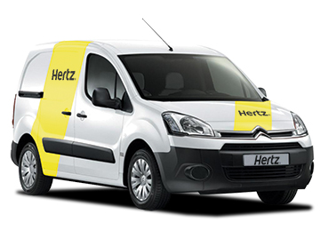 Hertz hourly hot sale van hire