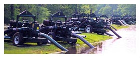 Pumping Equipment Rental - Pond Dewatering Equipment Rental