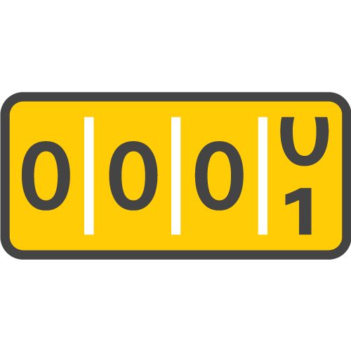 Unlimited miles icon - Hertz