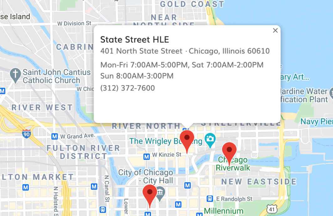 Chicago map