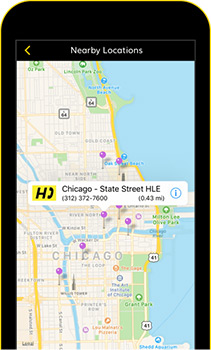 Reserve a car from your device - Hertz Rental Car