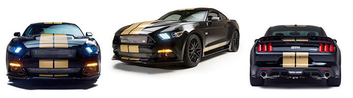 Front Back and Side View -  2016 Ford Shelby GT-H